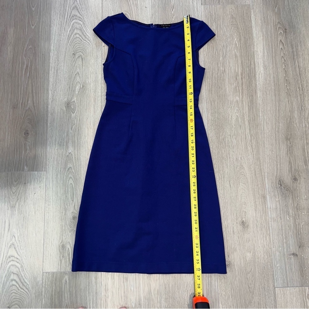 Theory classic Royal blue midi - Picture 4 of 5